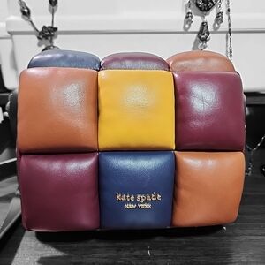 Kate Spade Multicolor Quilted Shoulder Bag